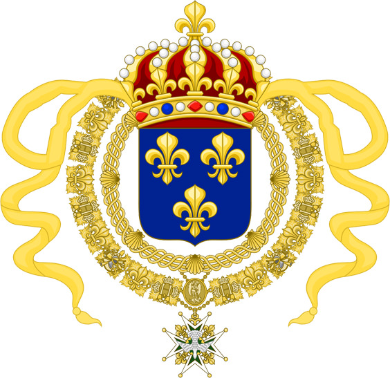 New France Coat of Arms Flag